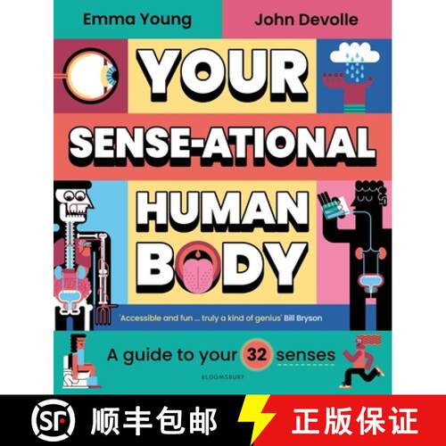 【3-4周达】精装 Your SENSE-ational Human Body: A Sensational Guide to Your 32 Senses [9781526645203]
