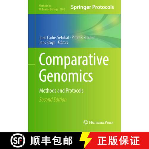 【3-4周达】精装 Comparative Genomics : Methods and Protocols (Second Edition 2024) [9781071638378]