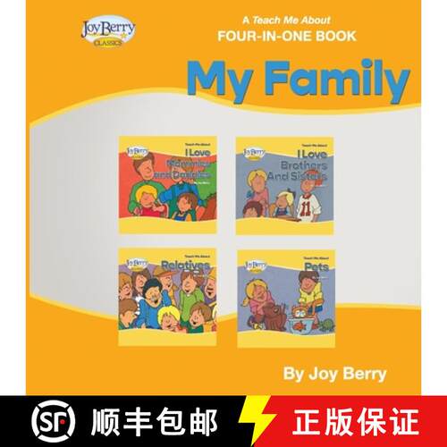 【3-4周达】A Teach Me About Four-in-One Book - My Family [9781636176390]
