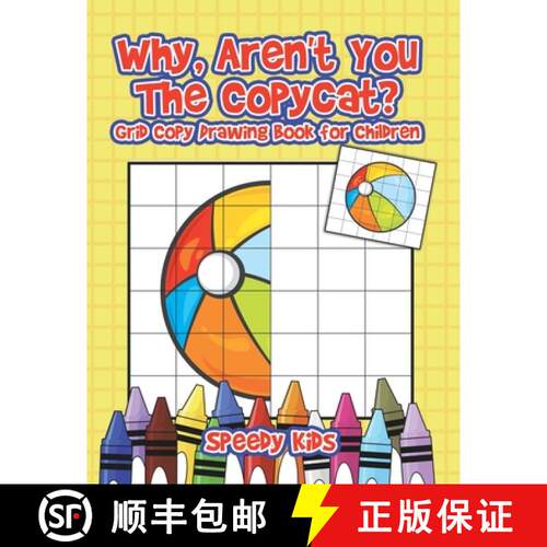 【3-4周达】Why, Aren't You The Copycat? Grid Copy Drawing Book for Children [9798869441539]