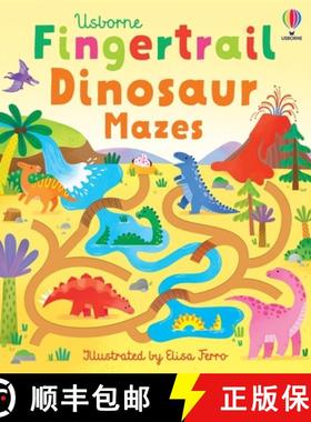 【3-4周达】Fingertrail Dinosaur Mazes [9781805075448]