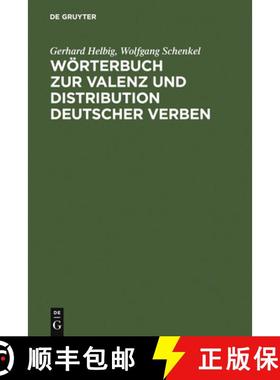 【3-4周达】Woerterbuch Zur Valenz Und Distribution Deutscher Verben [9783484104563]