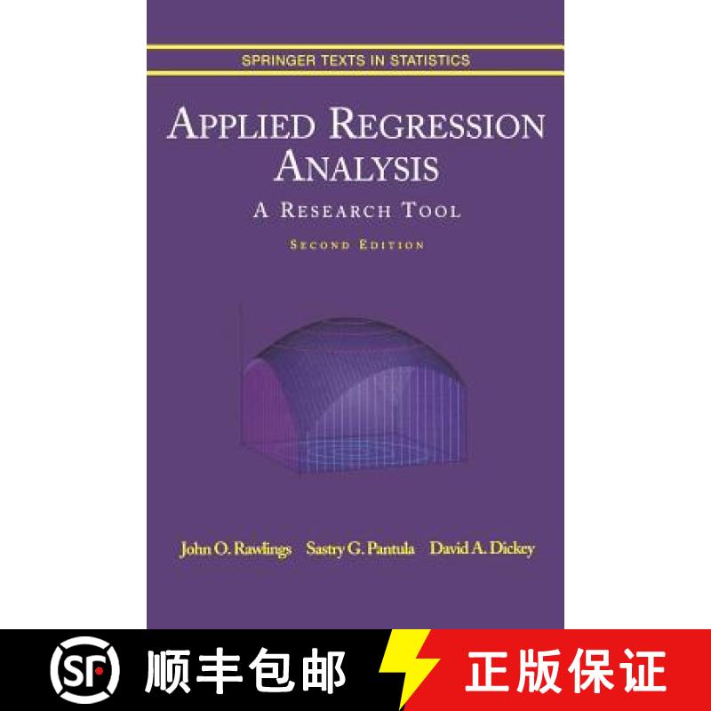 【4周达】Applied Regression Analysis : A Research Tool [9780387984544]