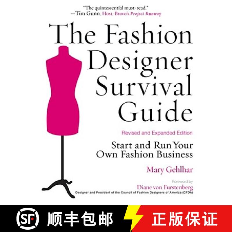 现货 Fashion Designer Survival Guide, Revised and Expanded Edition: Start and Run Your Own Fashion Bu... [9781427797100]
