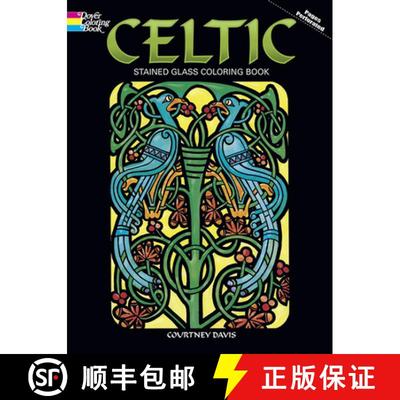 预订 Celtic Stained Glass Coloring Book [9780486274560]