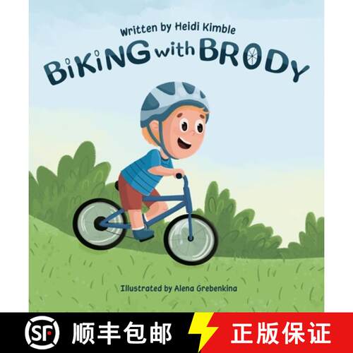 【3-4周达】精装 Biking with Brody [9798991000215]