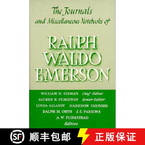 【3-4周达】精装 Ralph Waldo Emerson Journals and Miscellaneous Notebooks of Ralph Waldo Emerson: - 18... [9780674484764]
