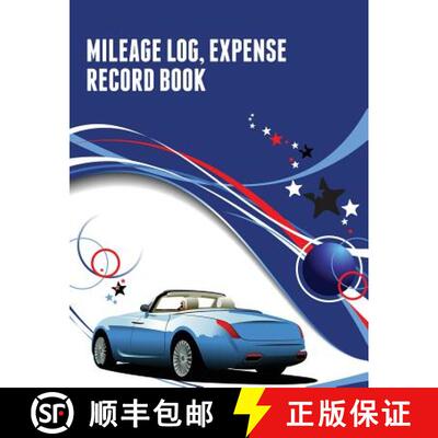 预订 Mileage Log, Expense Record Book [9781633838284]