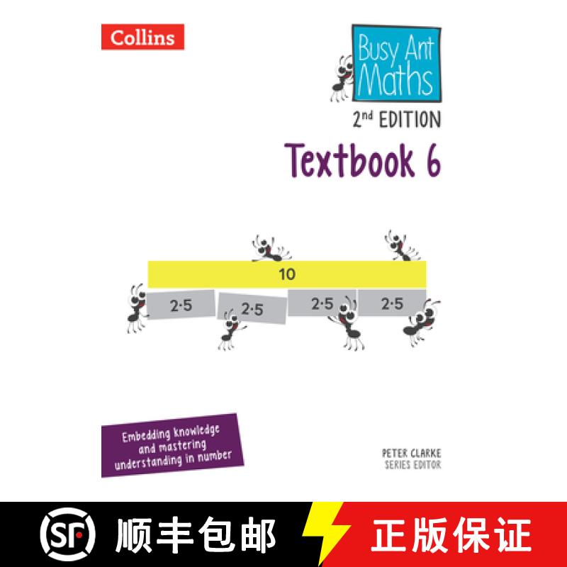 【3-4周达】Busy Ant Maths 2nd Edition -- Textbook 6 [9780008613778]