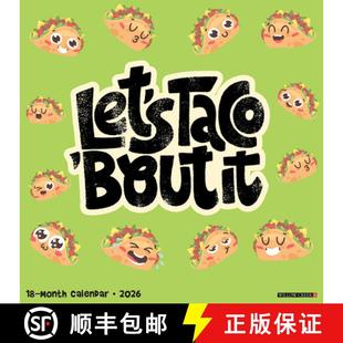 【3-4周达】Let's Taco about It 2026 12 X 12 Wall Calendar [9781549251764]