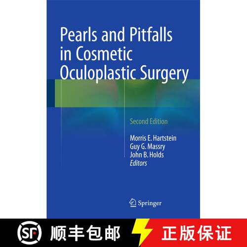 【3-4周达】精装 Pearls and Pitfalls in Cosmetic Oculoplastic Surgery (Second Edition 2015) [9781493915439]