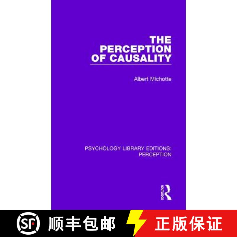 【3-4周达】PERCEPTION OF CAUSALITY (PLE, PERCE [9781138698390]