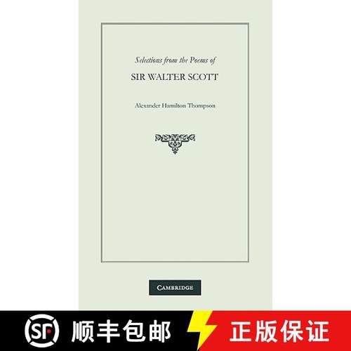 【3-4周达】Selections from the Poems of Sir Walter Scott [9780521126137]