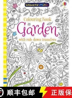 预订 Colouring Book Garden with Rub Down Transfers [9781474940214]