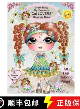 预订 Sherri Baldy My-Besties Cat Lovers Coloring Book [9781945731037]