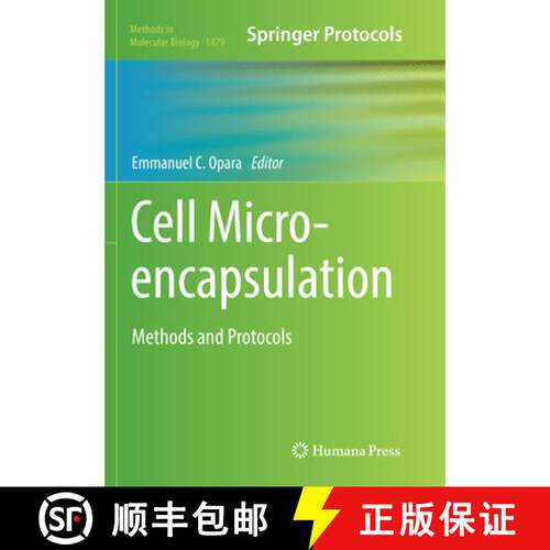 【3-4周达】Cell Microencapsulation : Methods and Protocols (Softcover reprint of the original 1st ed.... [9781493981779]