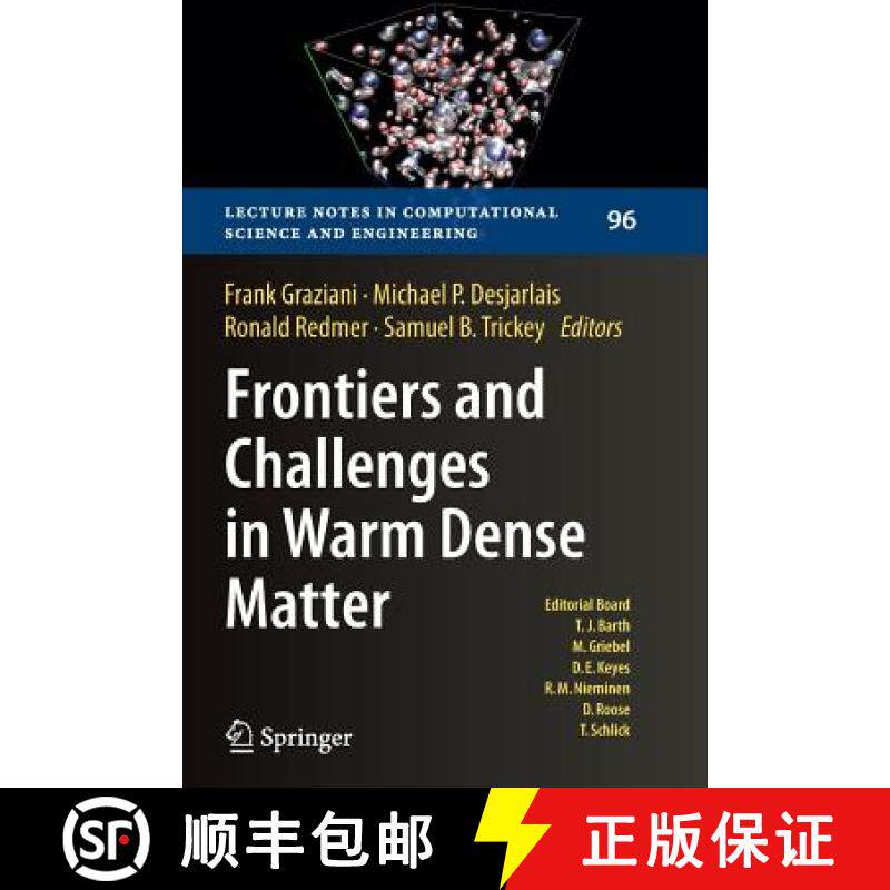 【3-4周达】Frontiers and Challenges in Warm Dense Matter [9783319379623]