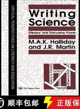 【3-4周达】Writing Science : Literacy And Discursive Power [9780750700450]