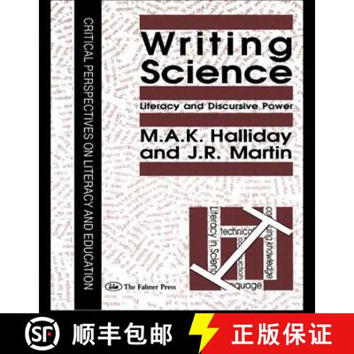 【3-4周达】Writing Science : Literacy And Discursive Power [9780750700450]