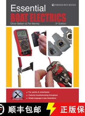 【3-4周达】Essential Boat Electrics – Carry out electrical jobs on board properly & safely [9781912177295]