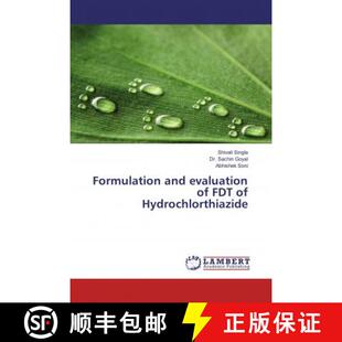 evaluation FDT 预订 9786202198172 and Hydrochlorthiazide Formulation