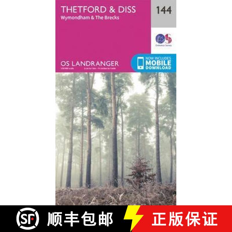 【2-3周达】Thetford & Diss, Breckland & Wymondham [9780319262429]
