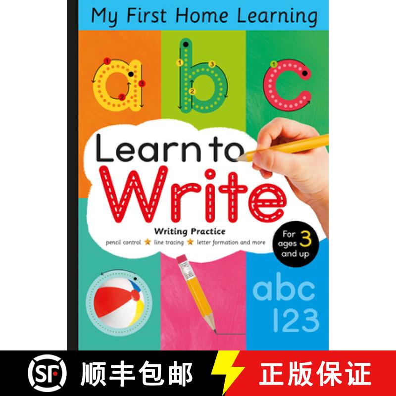 【3-4周达】Learn to Write - Letter Tracing and Writing Practice: Pencil Control, Line Tracing, Letter... [9781664340077]