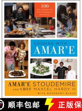 【3-4周达】Cooking with Amar'e: 100 Easy Recipes for Pros and Rookies in the Kitchen [9780062325181]