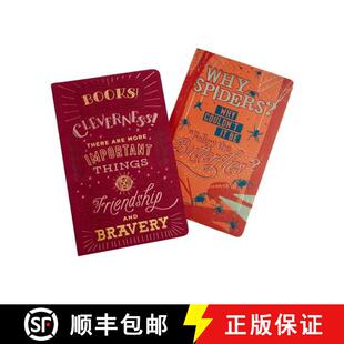 【3-4周达】Harry Potter: Character Notebook Collection (Set of 2): Ron and Hermione [9781683833482]