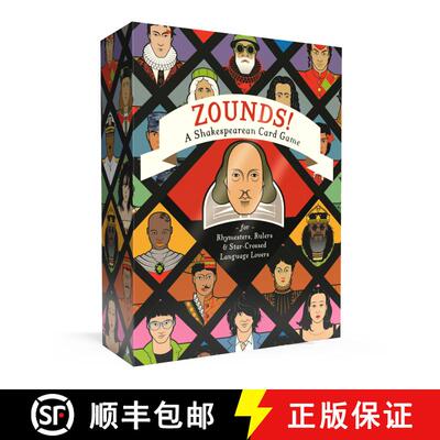 【3-4周达】Zounds!: A Shakespearean Card Game for Rhymesters, Rulers, and Star-Crossed Language Lovers [9780593234839]
