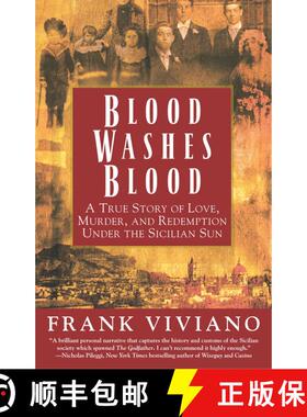 【3-4周达】Blood Washes Blood: A True Story of Love, Murder, and Redemption Under the Sicilian Sun [9780671041595]