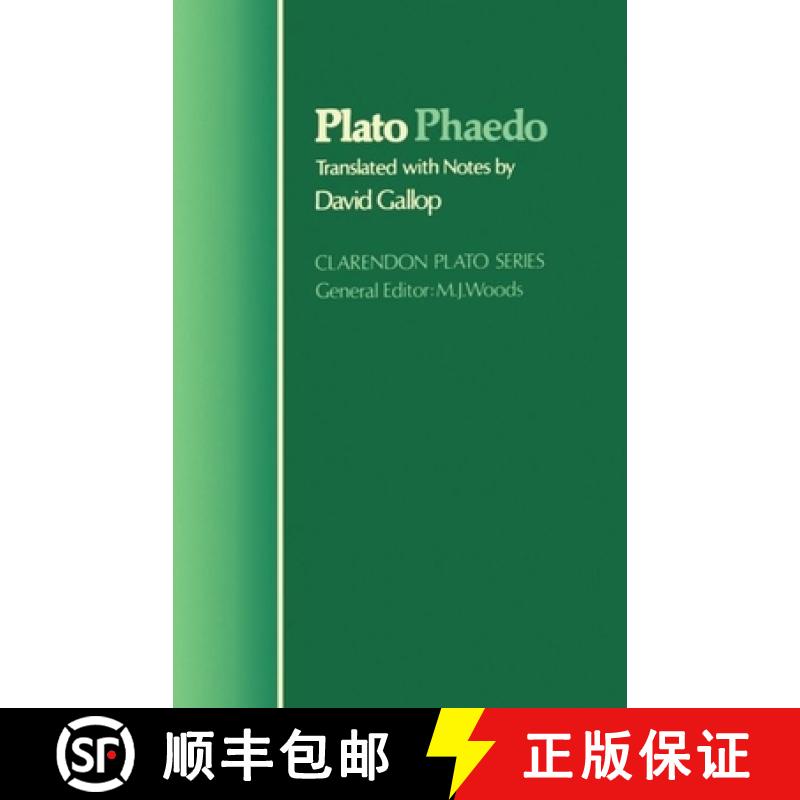 【3-4周达】Phaedo [9780198720492]