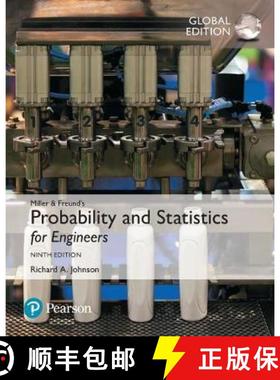 【3-4周达】Miller & Freund's Probability and Statistics for Engineers, Global Edition [9781292176017]