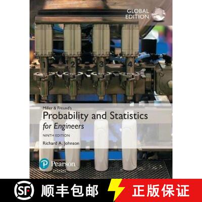 【3-4周达】Miller & Freund's Probability and Statistics for Engineers, Global Edition [9781292176017]