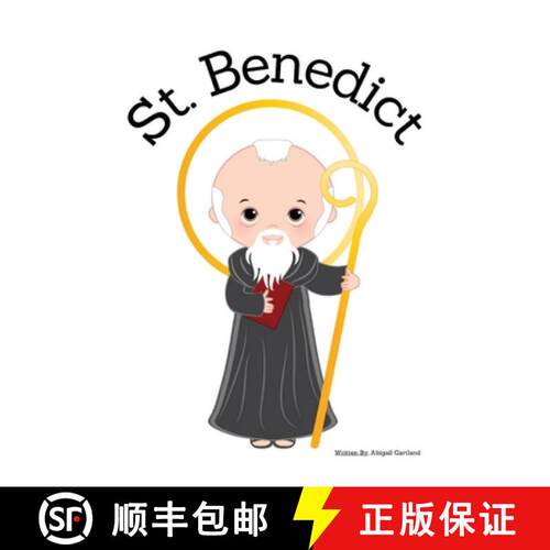 【3-4周达】St. Benedict - Children's Christian Book - Lives of the Saints [9798869212627]