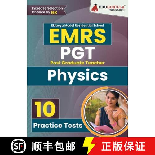 【3-4周达】EMRS PGT Physics Exam Book 2023 (English Edition) - Eklavya Model Residential School Post ... [9789355568885]