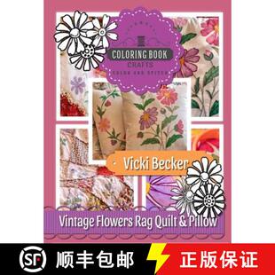Vintage Flowers Pillow 9780692579657 4周达 Quilt Rag