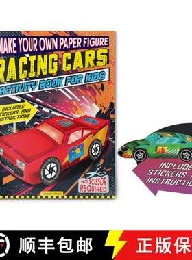 预订 Make Your Own Paper Figure - Racing Cars (Activity Book for Kids) [9789358566369]
