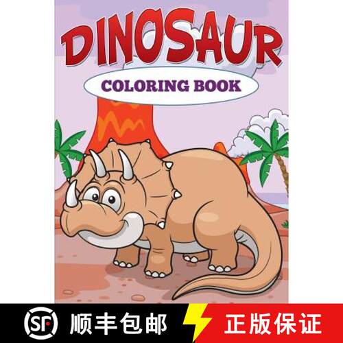 【3-4周达】Dinosaur Coloring Book [9781681859293]