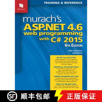 【3-4周达】Murach's ASP.NET 4.6 Web Programming with C# 2015 [9781890774950]
