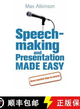 【3-4周达】Speech-making and Presentation Made Easy : Seven Essential Steps to Success [9780091922061]