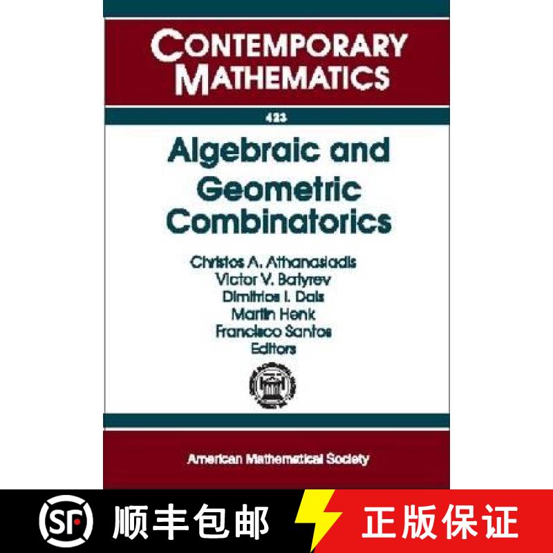 【3-4周达】Algebraic and Geometric Combinatorics [9780821840801]