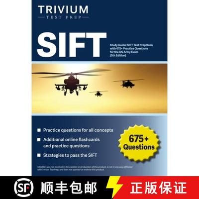 【3-4周达】SIFT Study Guide: SIFT Test Prep Book with 675+ Practice Questions for the US Army Exam [5... [9781637982785]