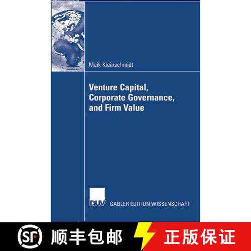 【3-4周达】Venture Capital, Corporate Governance, and Firm Value [9783835007185]