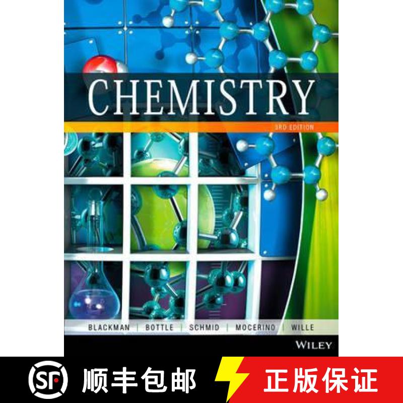 【3-4周达】Chemistry 3E WileyPLUS Stand–Alone Card [9780730322009]