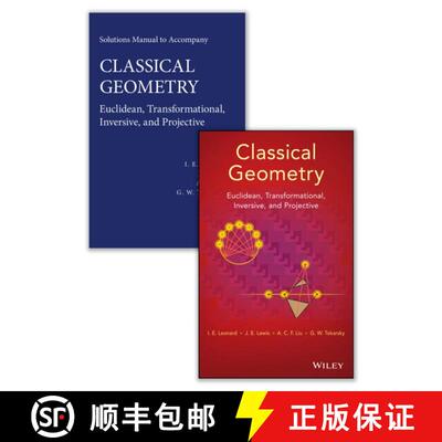 【3-4周达】精装 Classical Geometry: Euclidean, Transformational, Inversive, And Projective Set [Wiley... [9781118903674]