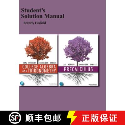 【3-4周达】College Algebra and Trigonometry, 7e (C)2021 Student Solutions Manual [9780135924556]
