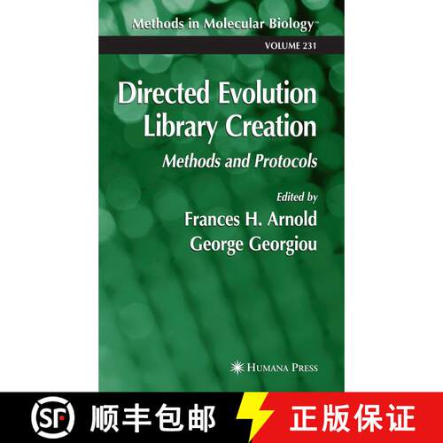 【3-4周达】精装 Directed Evolution Library Creation: Methods and Protocols [9781588292858]