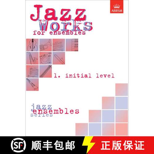 【3-4周达】Jazz Works for ensembles, 1. Initial Level (Score Edition Pack) [9781860960925]