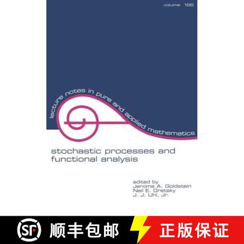 【3-4周达】Stochastic Processes and Functional Analysis: In Celebration of M.M. Rao's 65th Birthday [9780824798017]